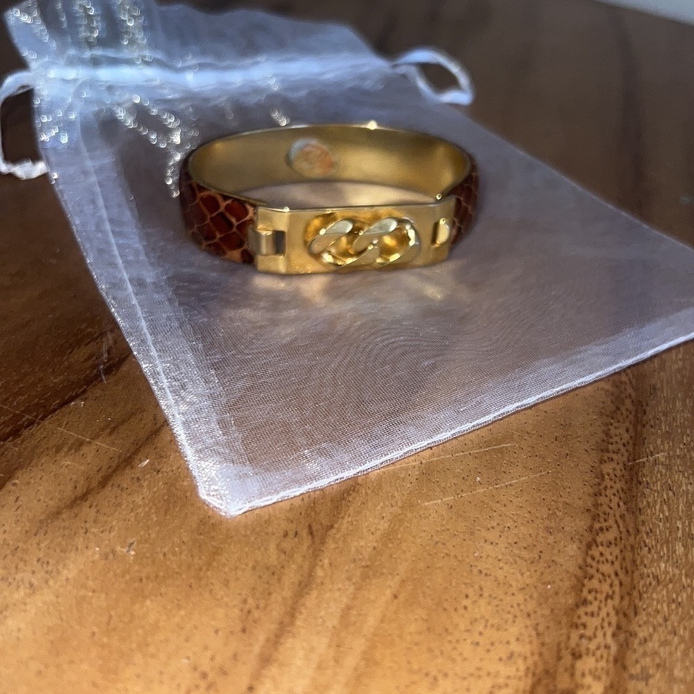 Vintage Manelli gold double link bracelet made in Italy 🇮🇹 - Picture 6 of 6